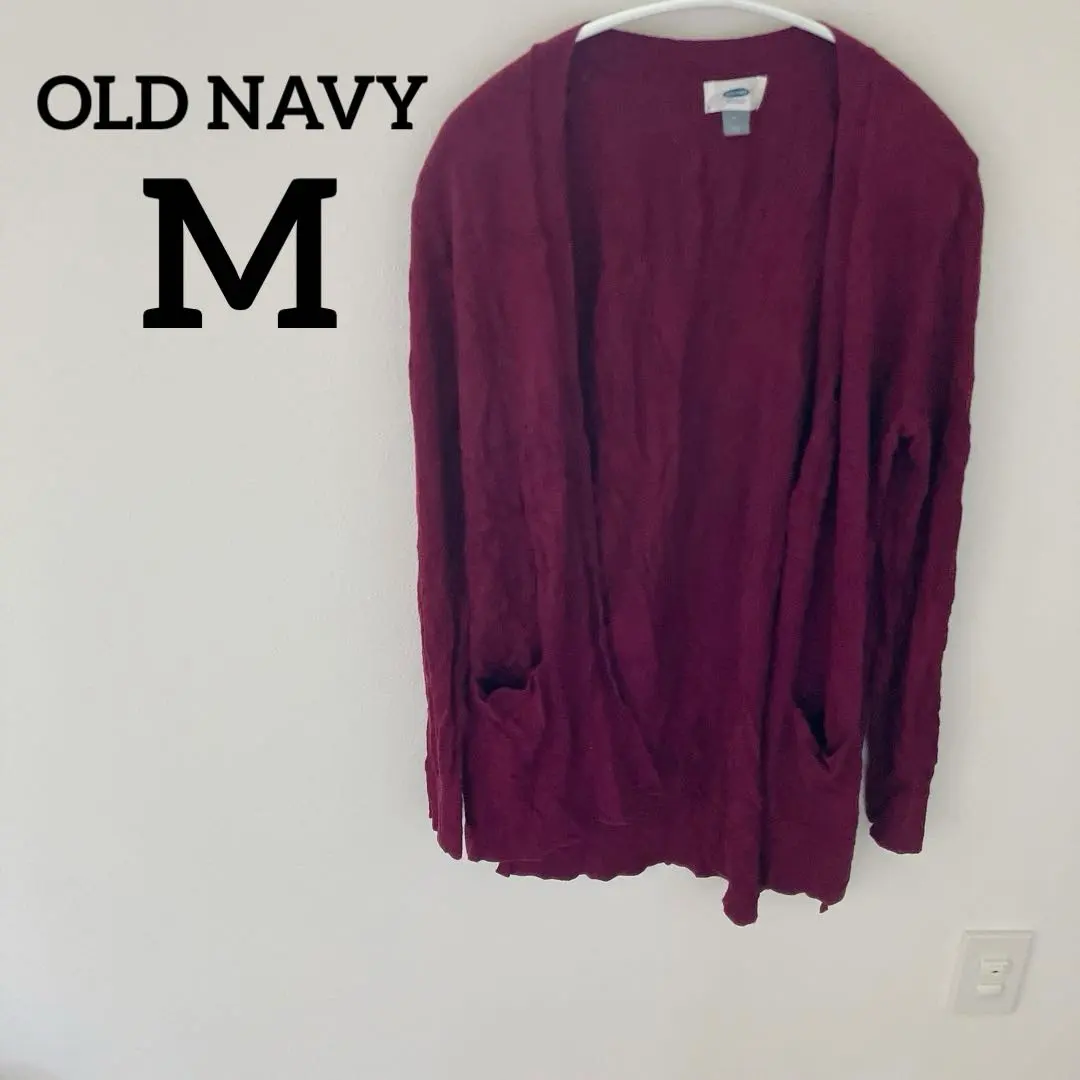 Thumbnail of Vintage Clothing from Overseas ✨ One-of-a-Kind ✨ OLD NAVY 【M】Burgundy Cardigan