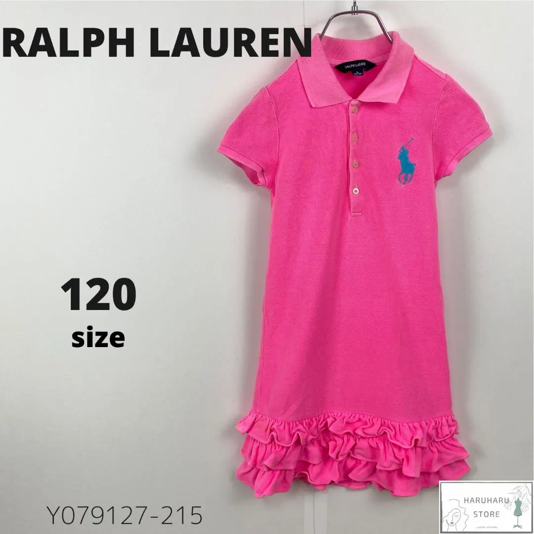 Thumbnail of Used RALPH LAUREN Polo Shirt Dress Kids 120 Short Sleeve