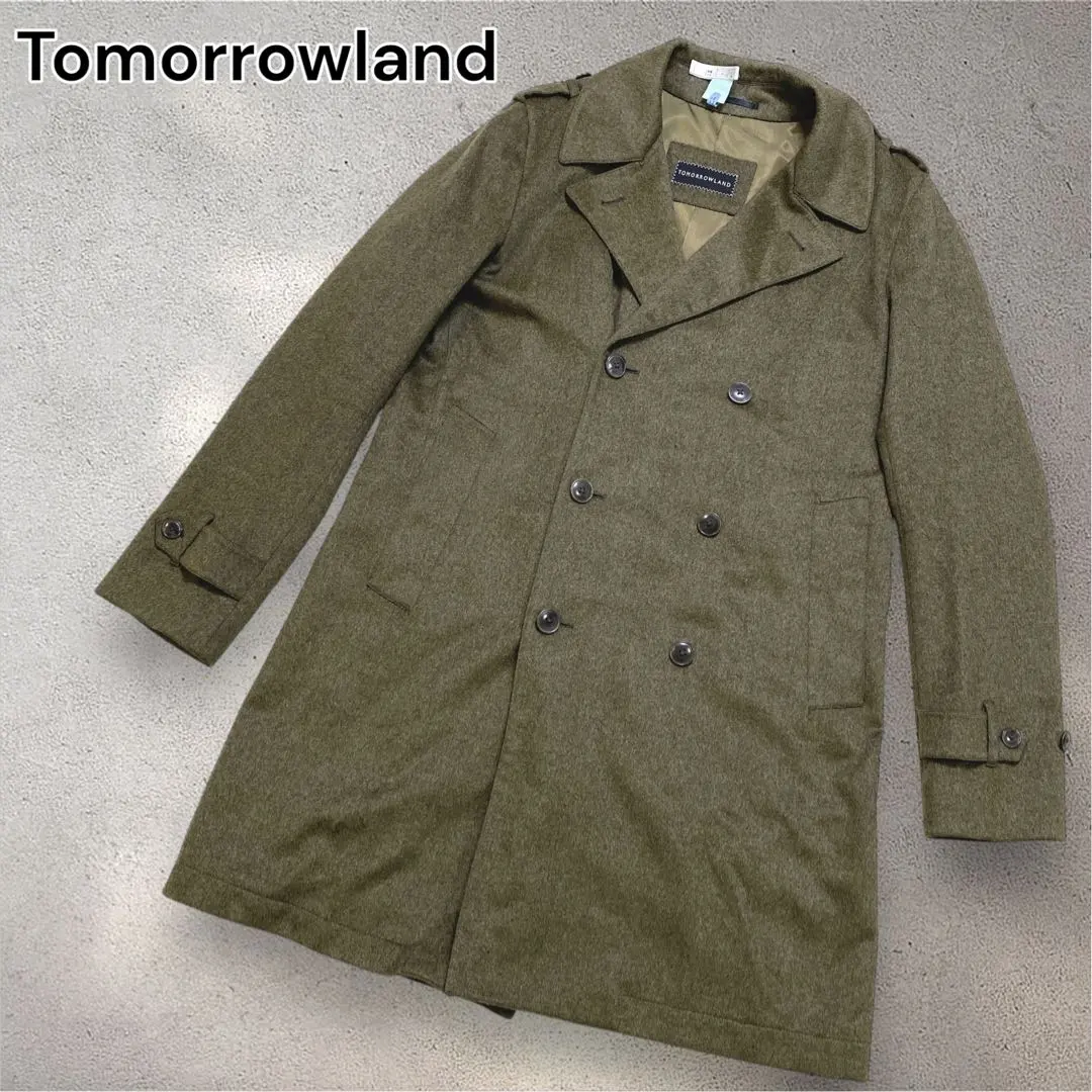 【TOMORROWLAND】カシミヤトレンチコート カーキ TOMORROWLAND】カシミヤトレンチコート カーキ TOMORROWLAND