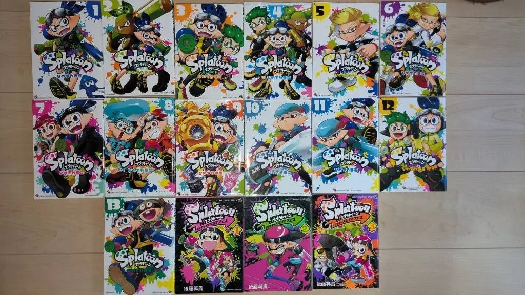 スプラトゥーン　漫画全巻　スプラトゥーン4コマフェス　19冊まとめ売り スプラトゥーン Splatoon イカすキッズ4コマフェス コミック 全8