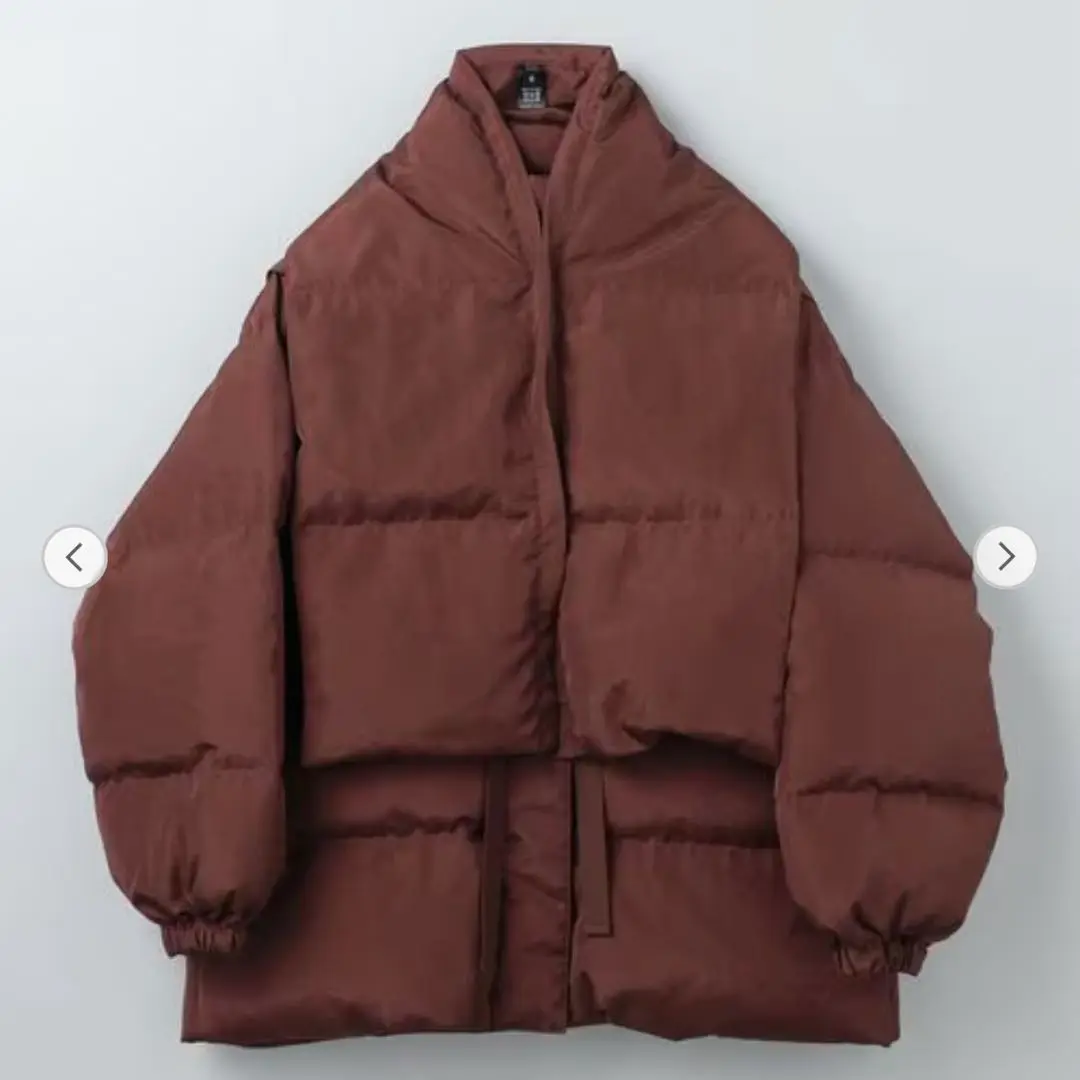 6 (ROKU) - 完売6(ROKU)HOODEDSTOLE DOWN JACKETダウンジャケット 6（ロク）の「＜6(ROKU)＞HOODED STOLE DOWN JACKET/ダウン