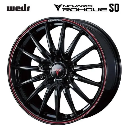 s様送料込み WEDS ウェッズ NOVARIS 215/45R18 WEDS 18インチ ホイール 5穴 7.5J pcd 114.3 ウェッズ
