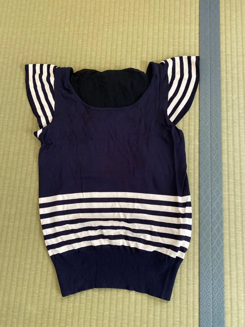 匿名発送　美品　ダブルスタンダードクロージング　ボーダーロゴカットソー　フリー DOUBLE STANDARD CLOTHING - 匿名発送 美品 ダブルスタンダード