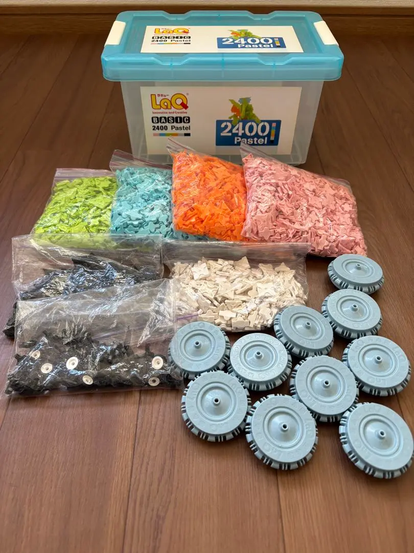 LaQ 2400 Pastel 基本セット　他まとめ売り Amazon.co.jp: ラキュー (LaQ) ベーシック(Basic) 2400パステル