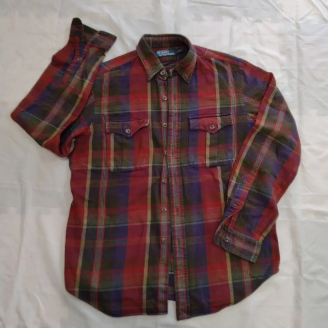 Thumbnail of On Sale! Polo Ralph Lauren Men's Flannel Shirt, Size L