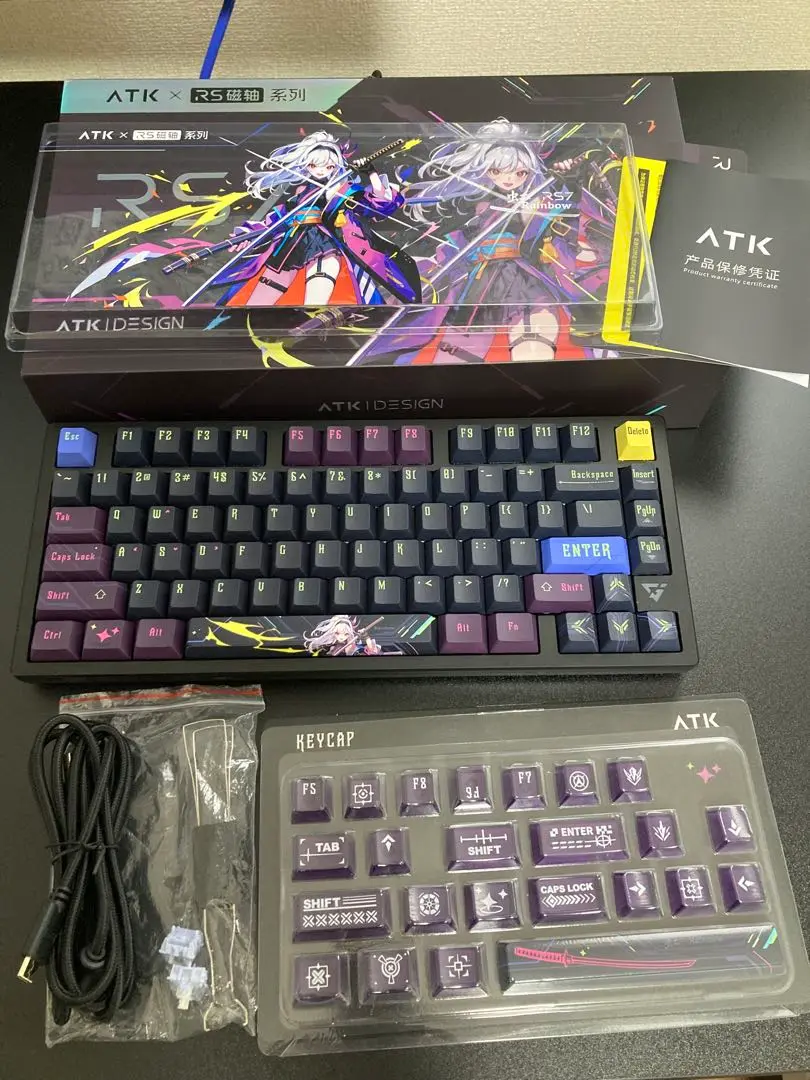 ATK RS7 RGB版 ラピッドトリガーキーボード 限定キーキャップ付き 楽天市場】【送料無料】VXE ATK RS7 キーボード ラピッド