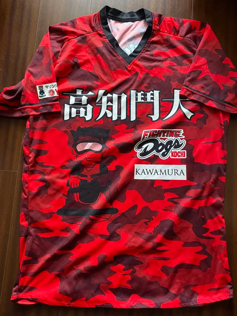 高知ファイティングドッグス：ユニフォーム 赤 3L：XO：glimmer：76番 高知ファイティングドッグス：ユニフォーム 赤 3L：XO：glimmer