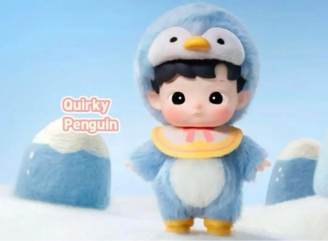 POP MART ハチププ　ペンギン 1/8 アクション　フィギュア　ぬいぐるみ HACIPUPU Penguin 1/8 Action Figure - POP MART (United States)