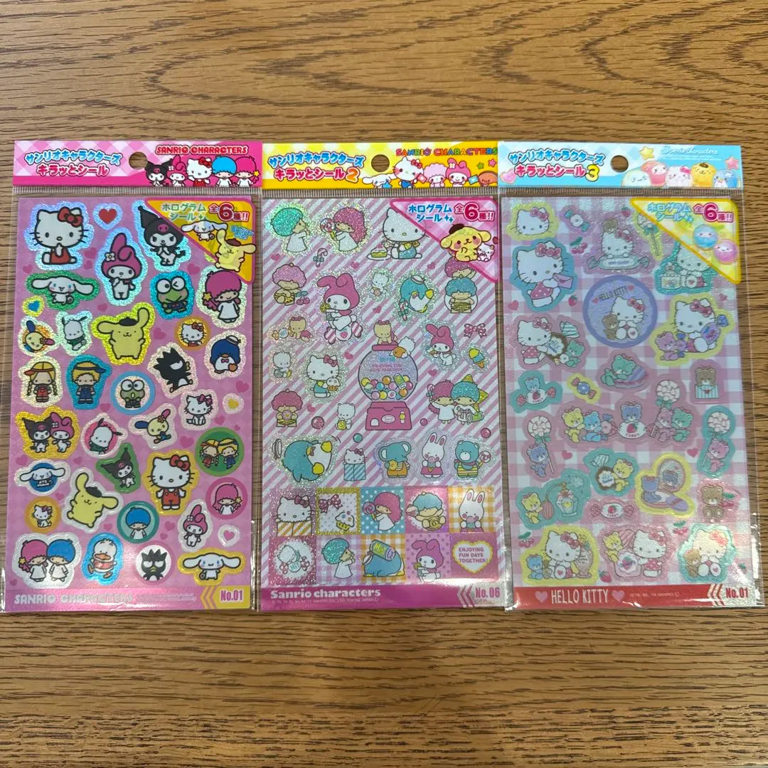 Thumbnail of Sanrio Stickers: Hello Kitty, My Melody, Kiki & Lala, and others - Glitter Stickers