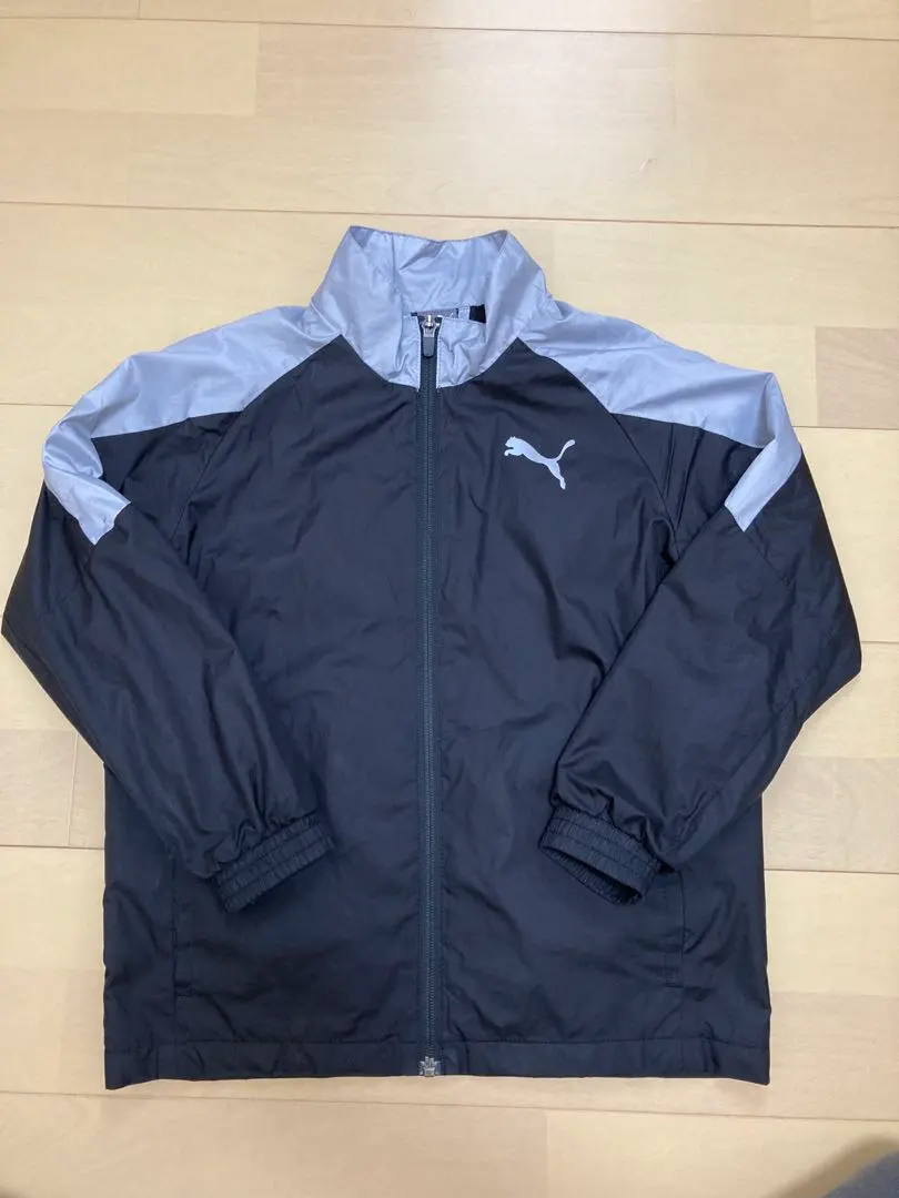 Thumbnail of PUMA jacket, size 130, black/gray