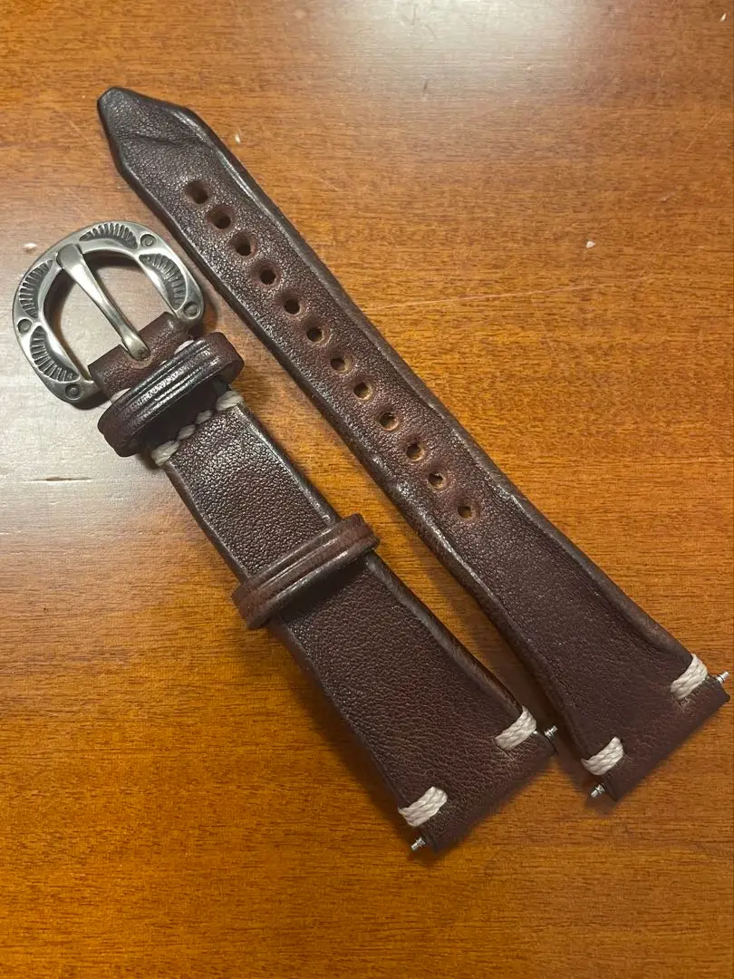 Dutch Leather Company ウォッチベルト18ミリ　ブラウン新品 Dutch Leather Company × MASAYOSHI Watch belt - Danny