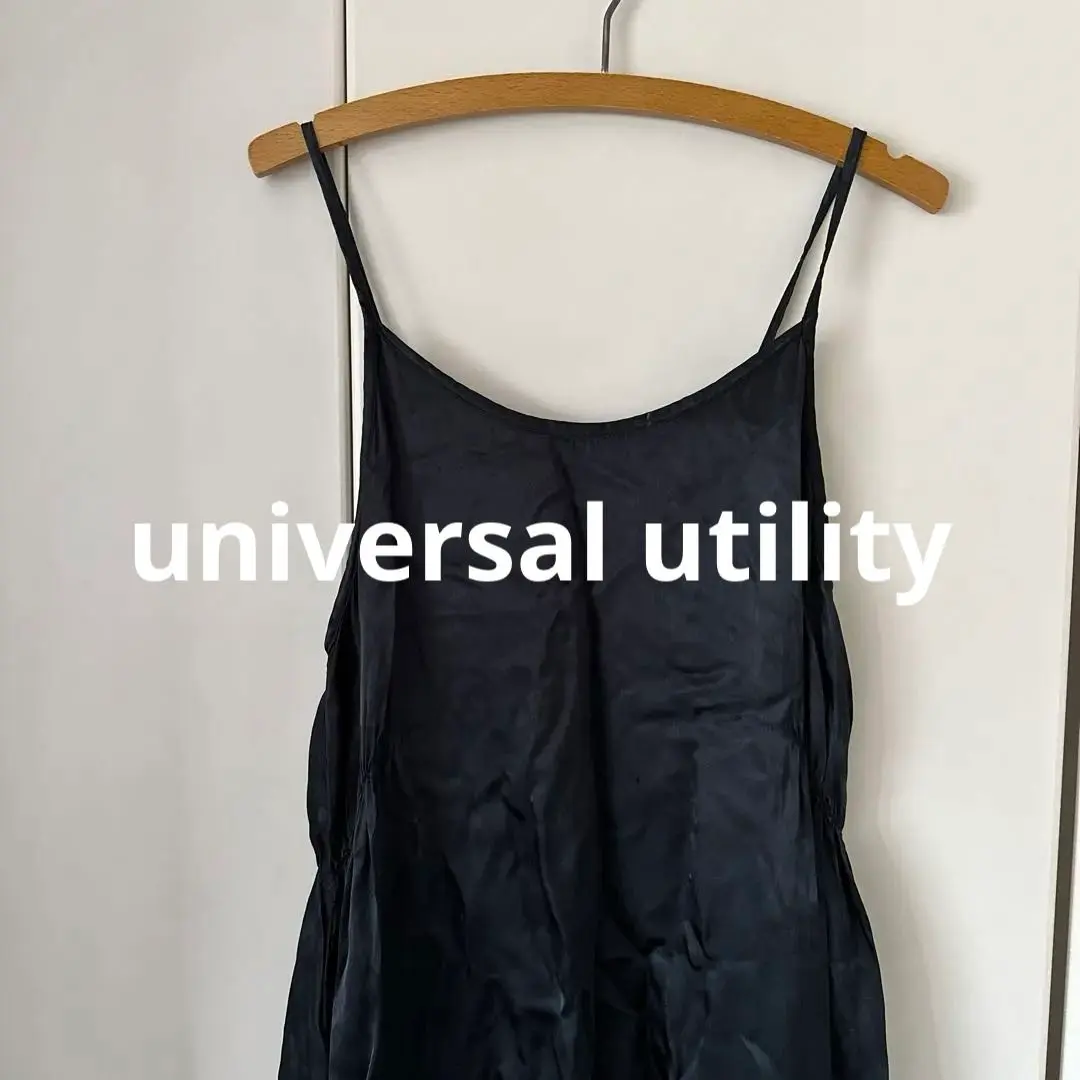 universal utility ユニバーサルユーティリティ ブラウス M 黒