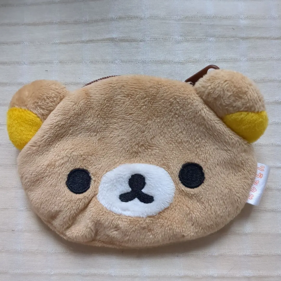 Thumbnail of Rilakkuma Face-Shaped Fleece Pouch