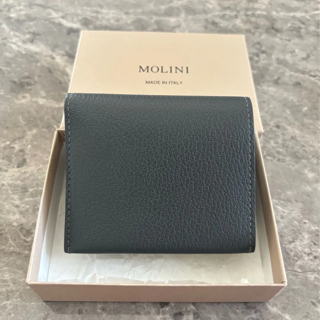 【新品】MOLINI レザー コンパクト財布 黒 モリニ 金子綾 イタリア 2025年最新】モリニ 財布の人気アイテム - メルカリ