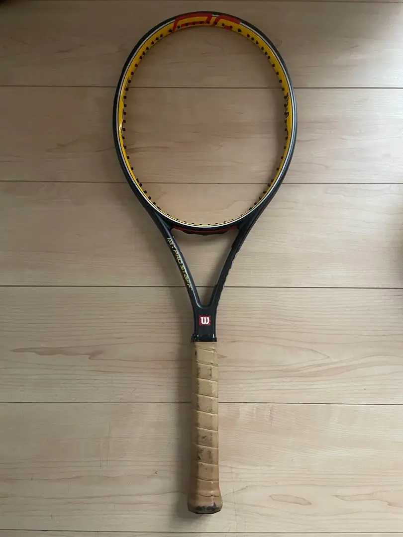 ハイパー プロスタッフ 6.1 95 Tour バージョン ほとんど未使用！！ 中古 テニスラケット ウィルソン ハイパー プロ スタッフ 6.1 95