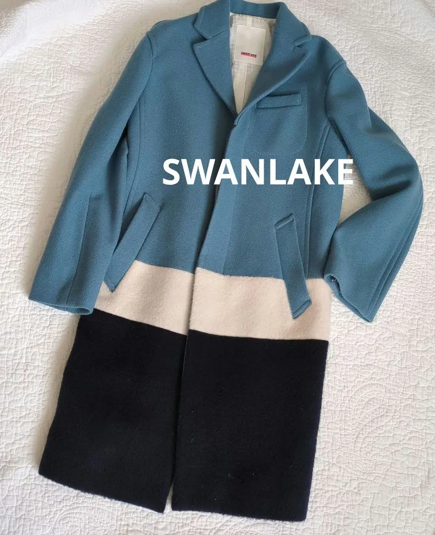 新品未使用 タグ付き swanlake スワンレイク　ダブルジップサテンブルゾン 2025年最新】スワンレイク ジャケット・アウターの人気アイテム