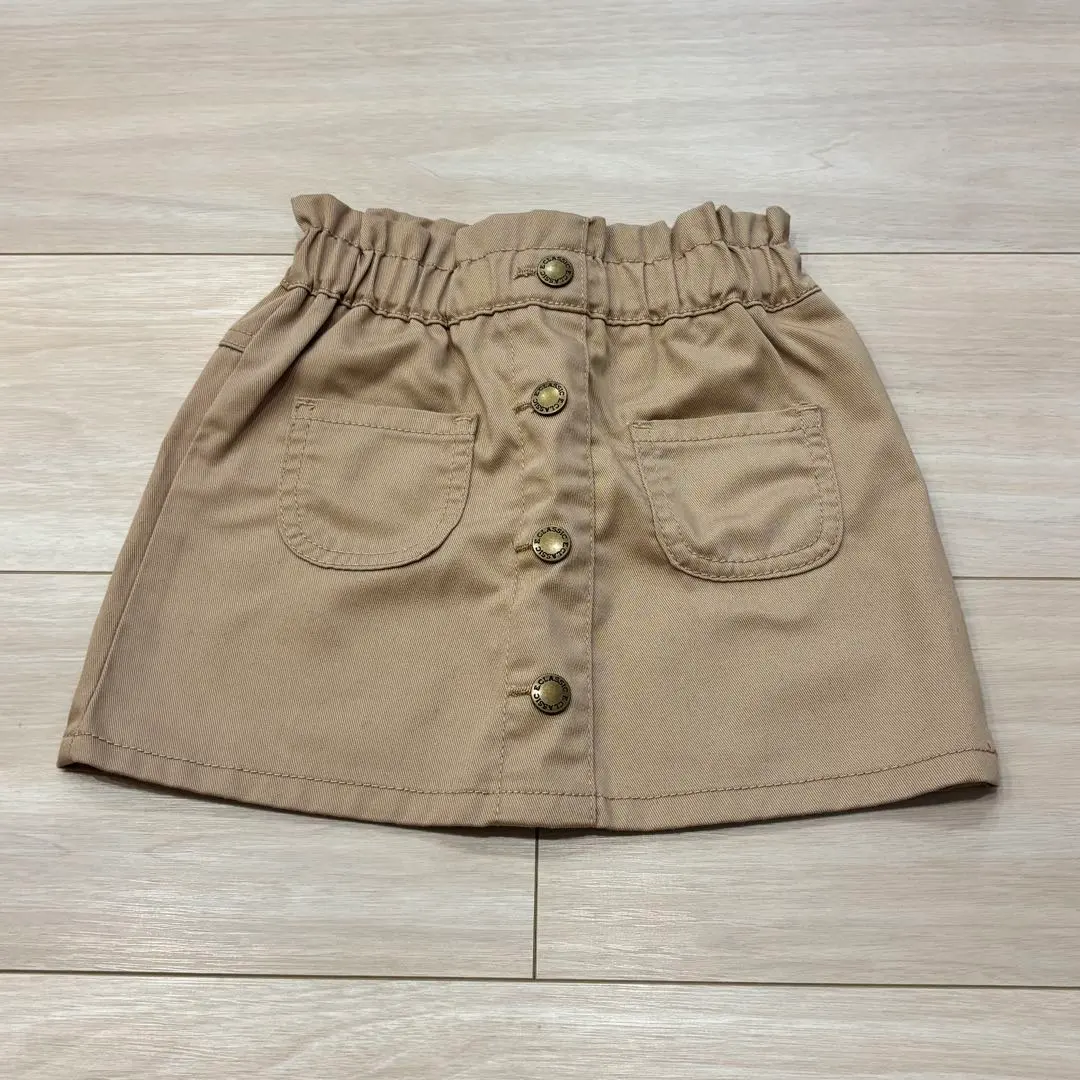 Thumbnail of Nishimatsuya Platform Baby Skirt, Beige, Baby Clothes, 90cm, Girl