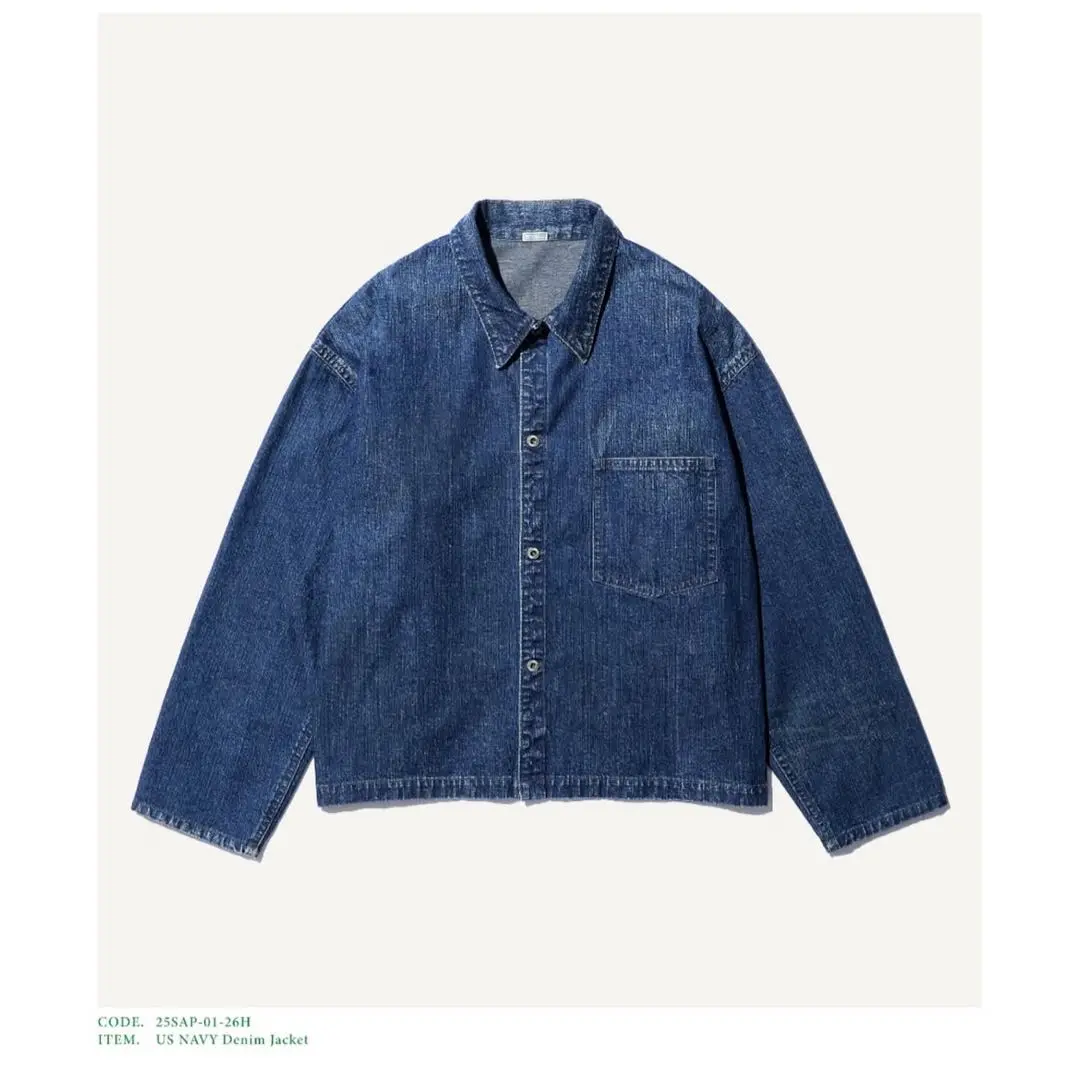 直営店限定　a.presse USnavy デニムジャケット ブラック サイズ2 A.PRESSE＞US Navy Denim Jacket/デニムジャケット