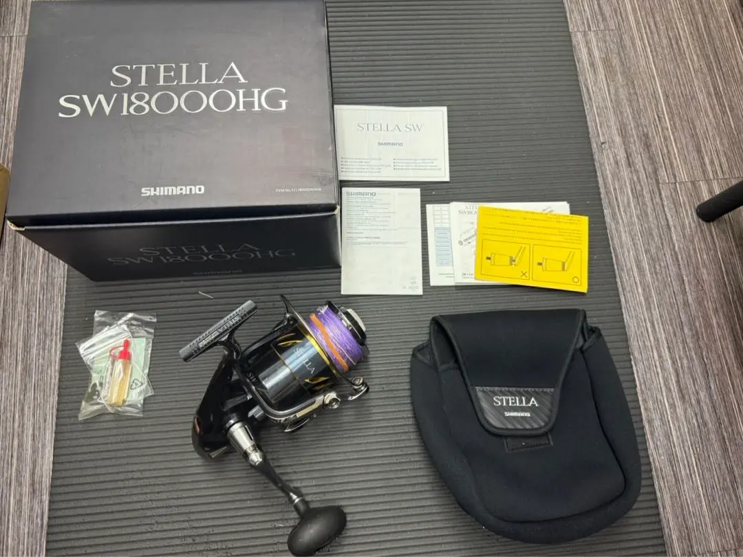 Shimano 13 Stella SW 18000HG Spinning Reel Used with Box