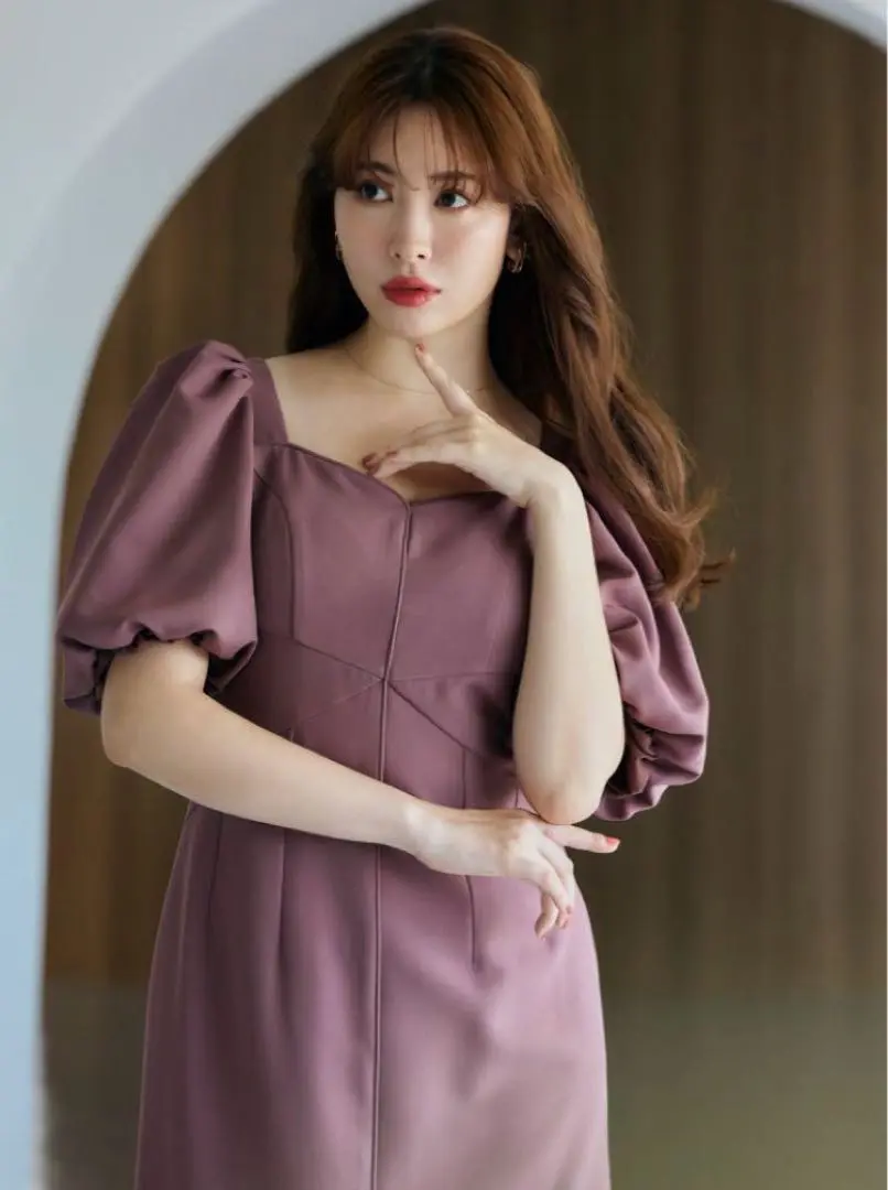 ワンピース herlipto Dreamscape Twill Dress Her lip to - 【新品】herlipto Dreamscape Twill Dressの通販