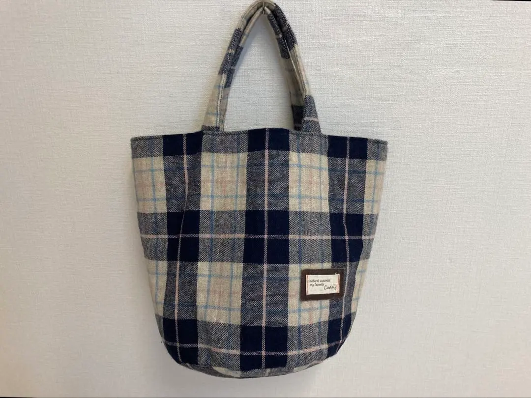 Thumbnail of Handmade Bucket Tote Bag for Autumn/Winter, Bag