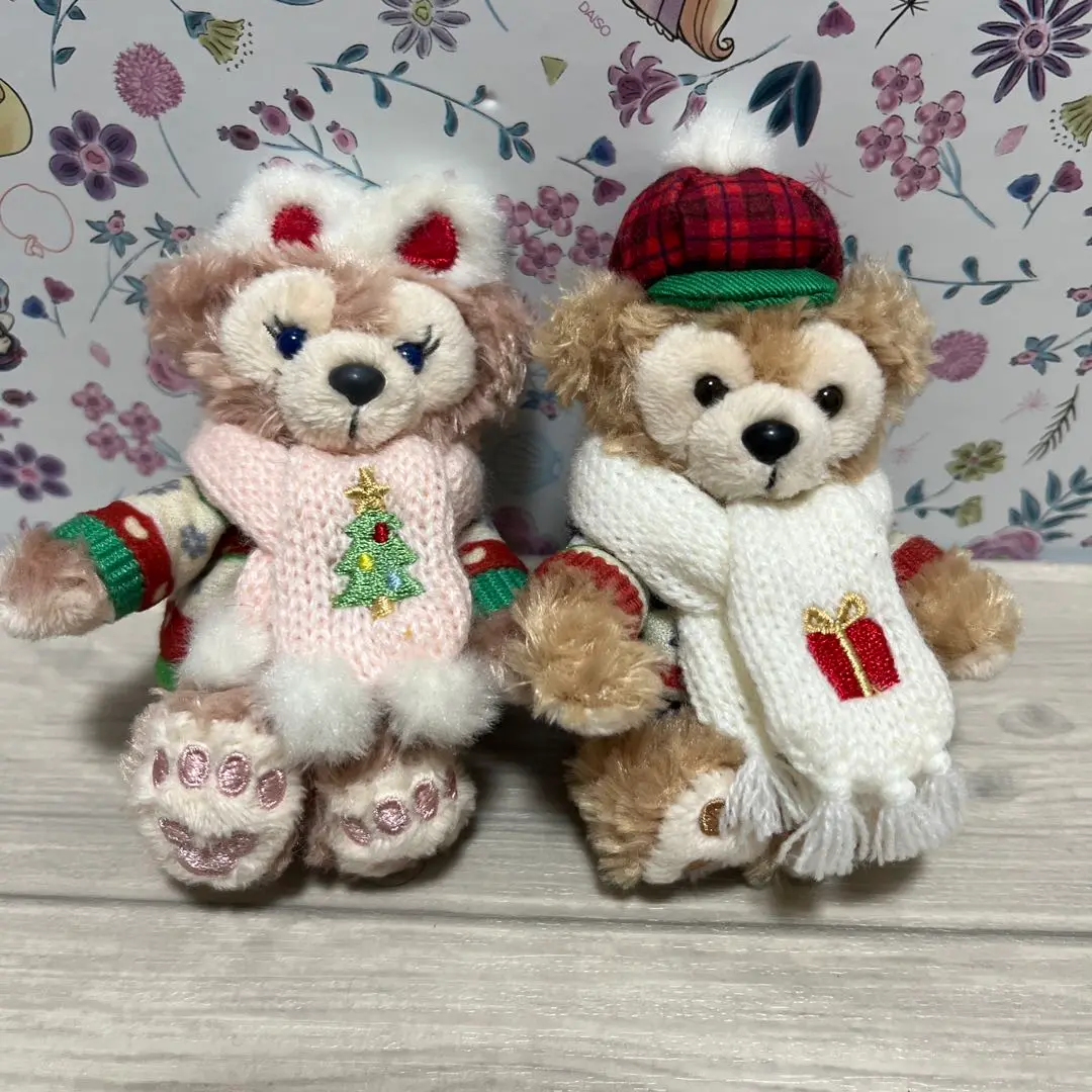 クリスマスディライト　ダッフィー　ぬいぐるみストラップ　ぬいすと　ぬいスト ダッフィーのぬいぐるみストラップが追加で新発売とクリスマスの