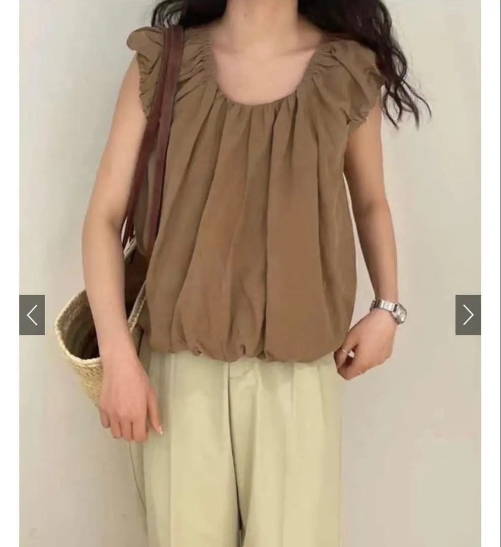 Thumbnail of Blouse, brown, beautiful condition!!