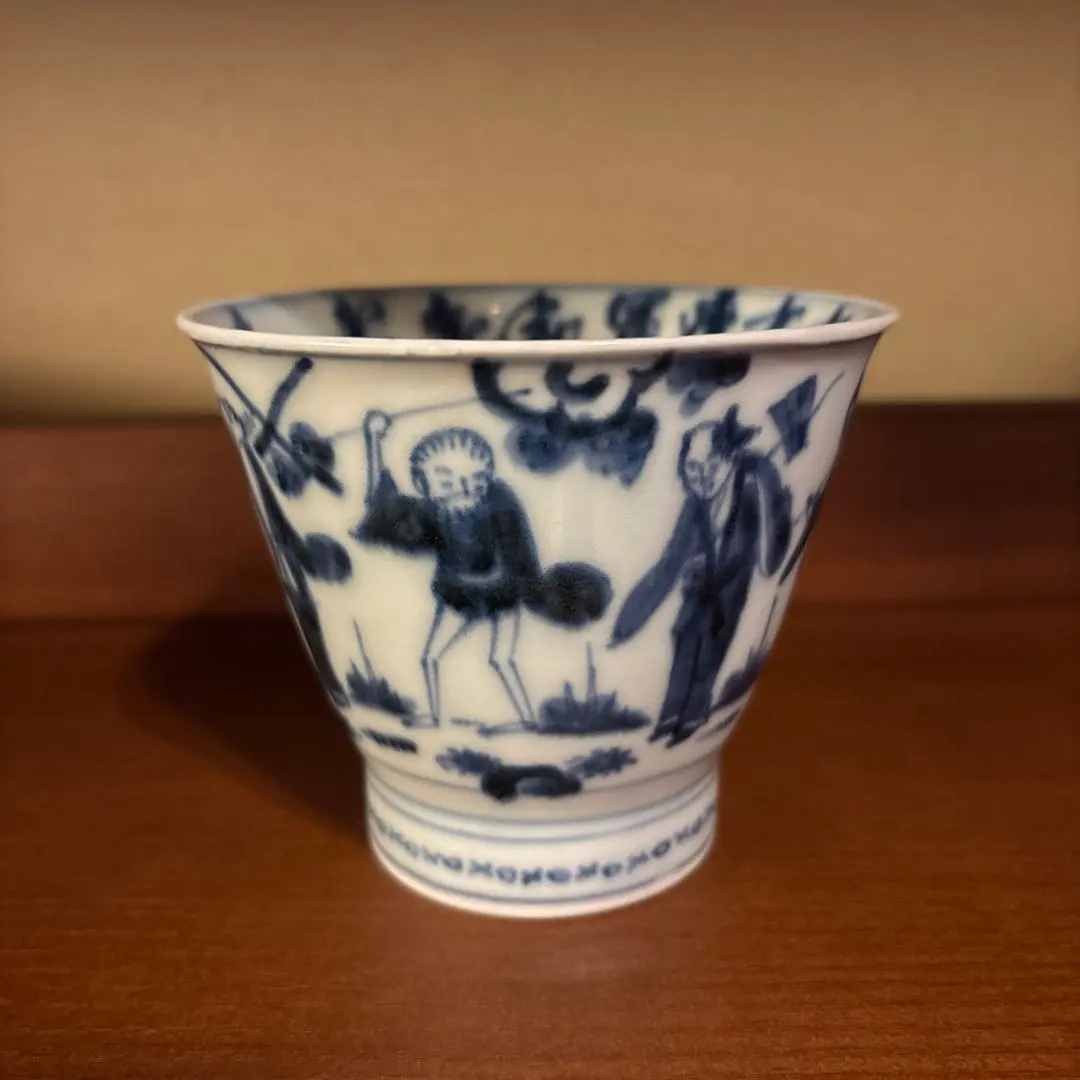 古伊万里　七賢人①　湯呑み　向付　冨貴長春　骨董 古伊万里 七賢人① 湯呑み 向付 冨貴長春 骨董 - メルカリ