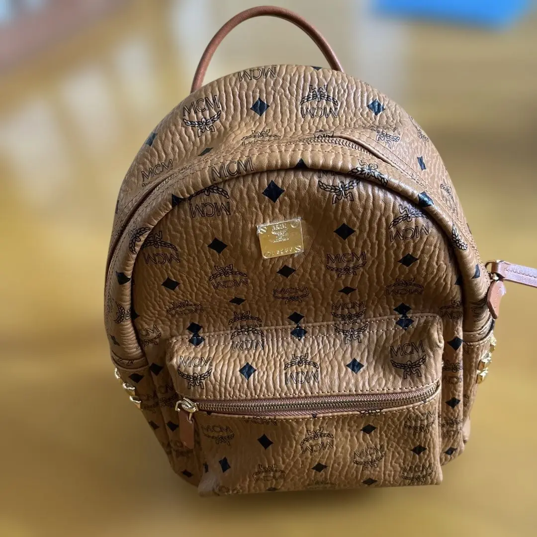 MCM リュック　希少　ブラウン 2025年最新】MCM カラー：ブラウン系 リュック・バックパックの