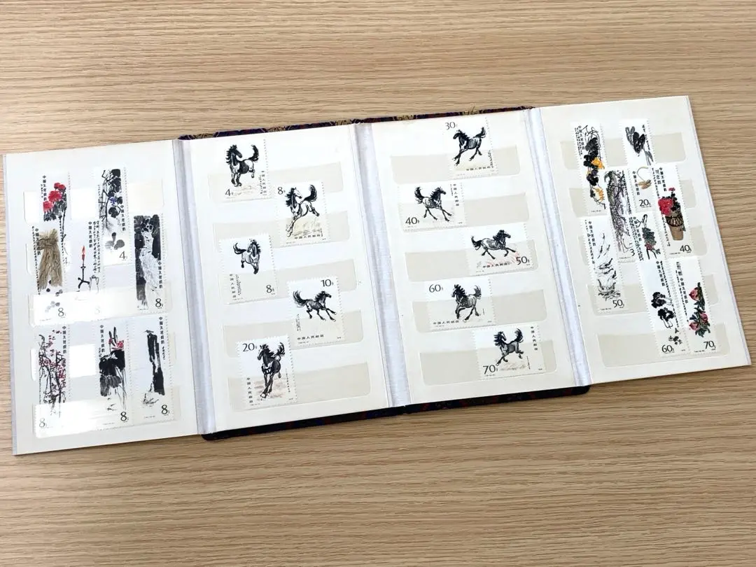 【美品】中国切手T44（斉白石作品集） ビッグ割引 中国切手 斉白石作品選小型シートの値段と価格推移は