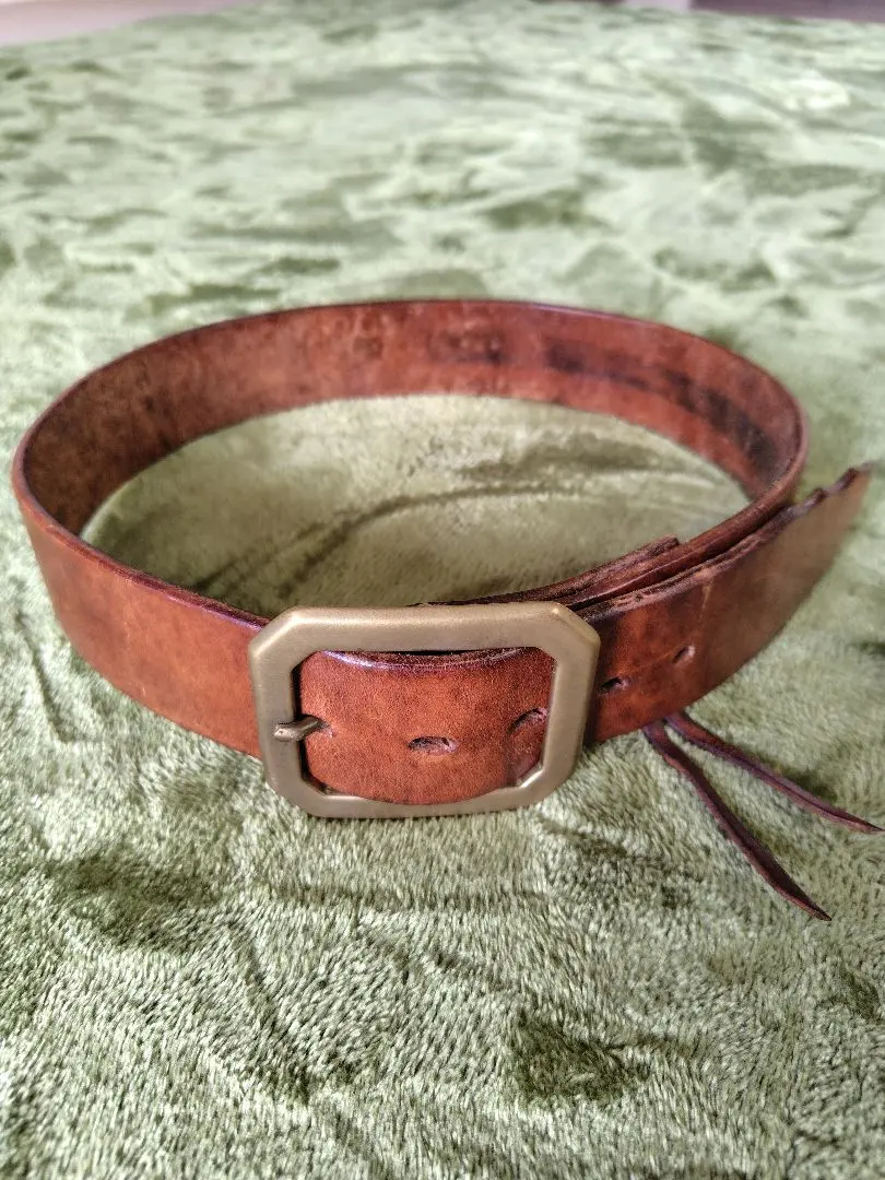 Thumbnail of Kawatako Leather Belt Kuro-Oh (Saddle King) 30 inch