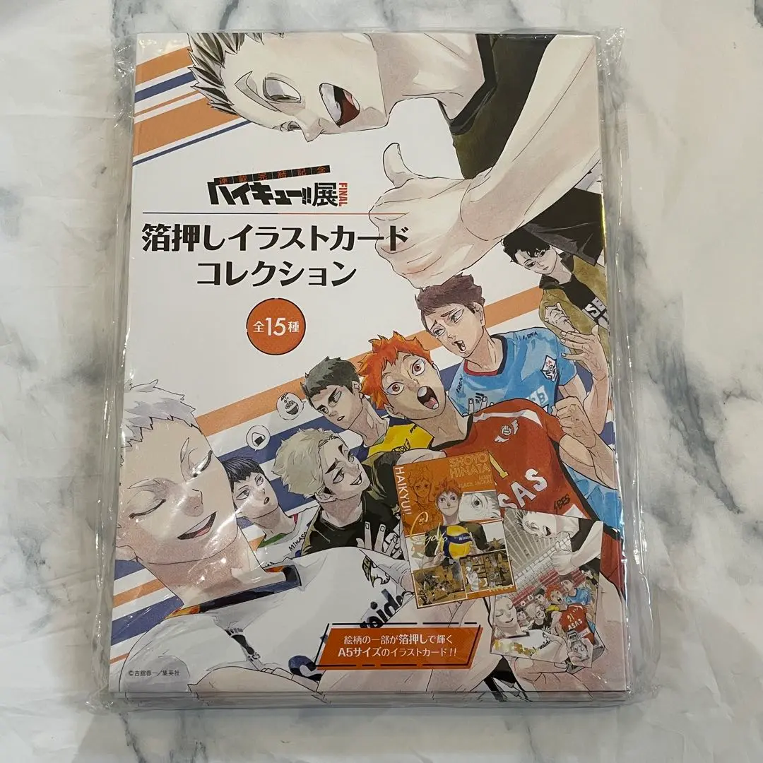 【新品未開封】ハイキュー‼︎ 箔押しイラストカードコレクションBOX 全15種 ハイキュー‼︎ 箔押しイラストカードコレクションBOX