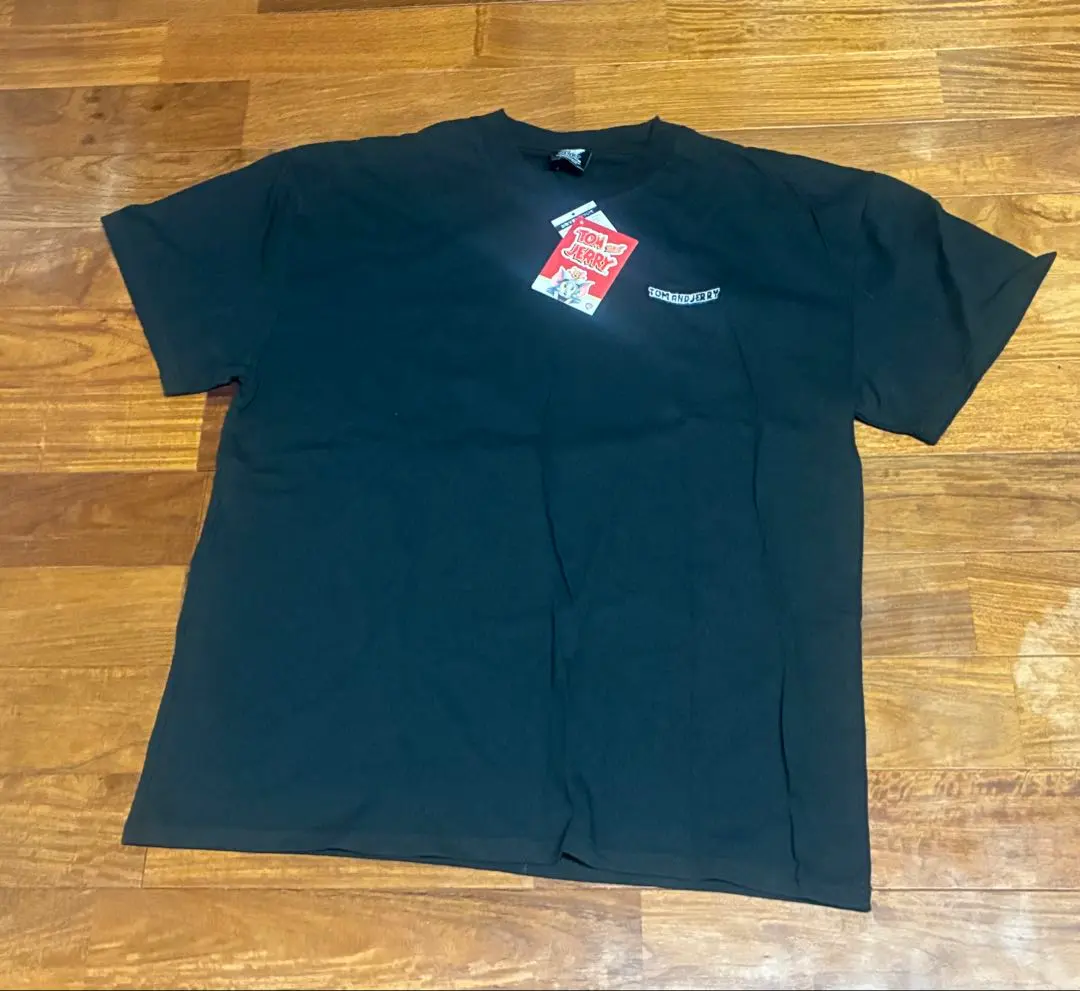 湯姆與傑利 黑色 T恤 M 新品 的縮圖