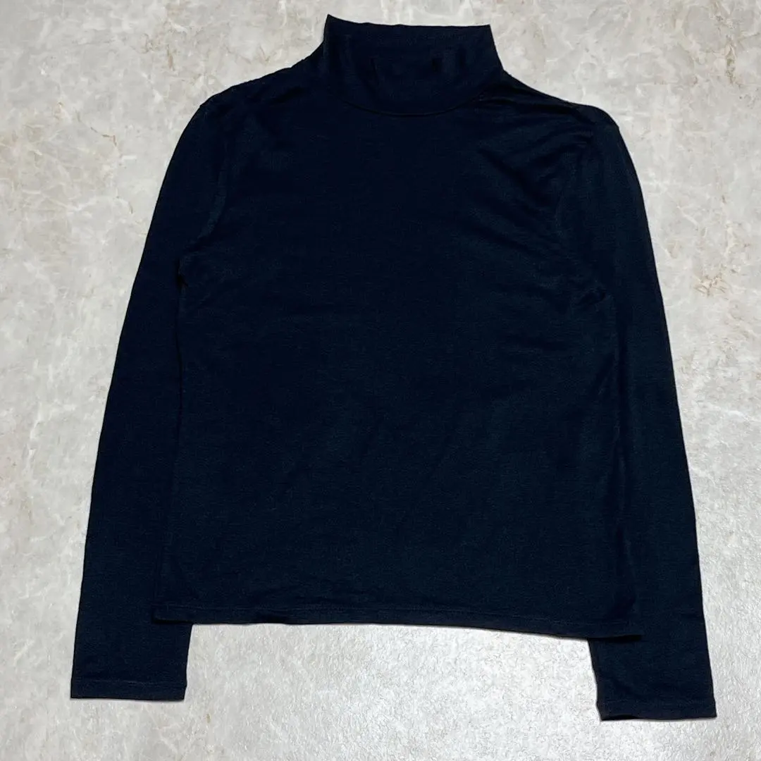 Thumbnail of Georges Rech High Neck Cut and Sewn Top 36 Black Made in Japan Soft