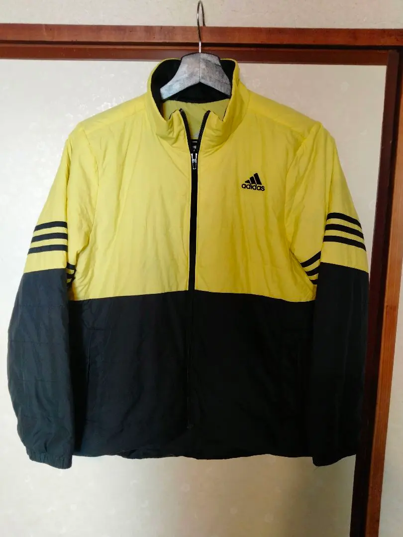 Thumbnail of Adidas nylon jacket, yellow/black, Adidas