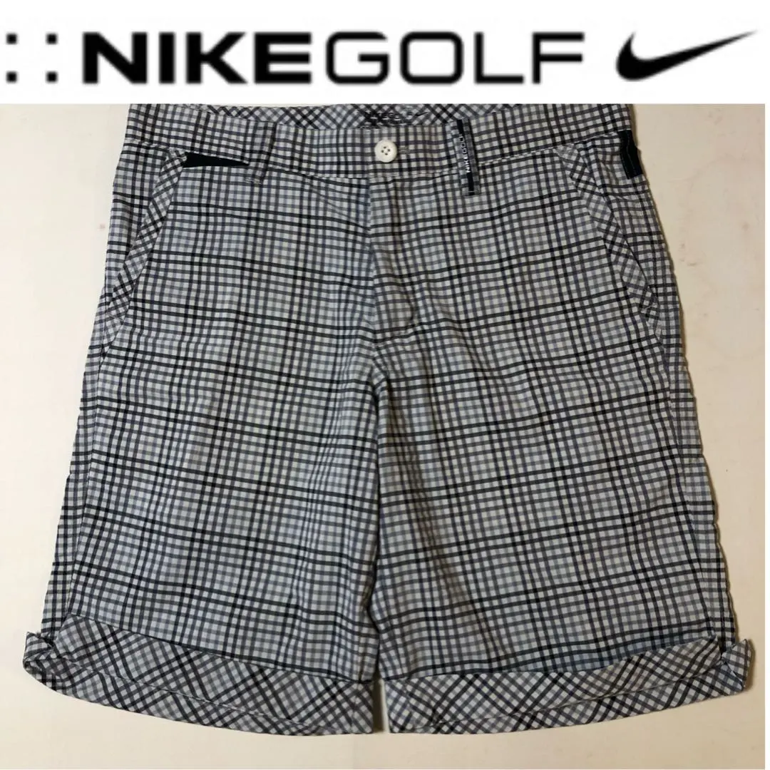 Thumbnail of Nike Golf Half Pants Black Check Size 32