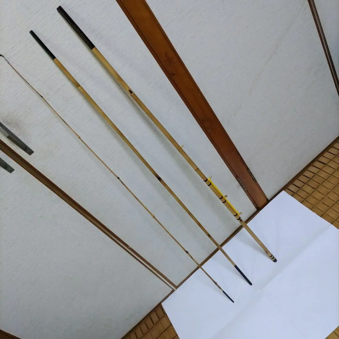 (No.144)江戸前ハゼ中通和竿 No.141)江戸前ハゼ中通し和竿 （江戸和竿 銀座東作 中通し ハゼ