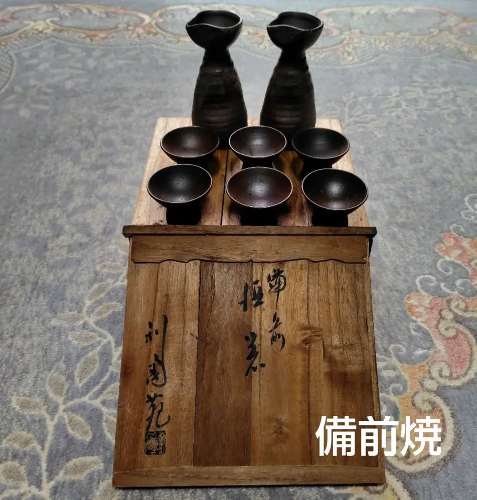 備前焼金重陶弘の酒器セット 備前焼金重陶弘の酒器セット