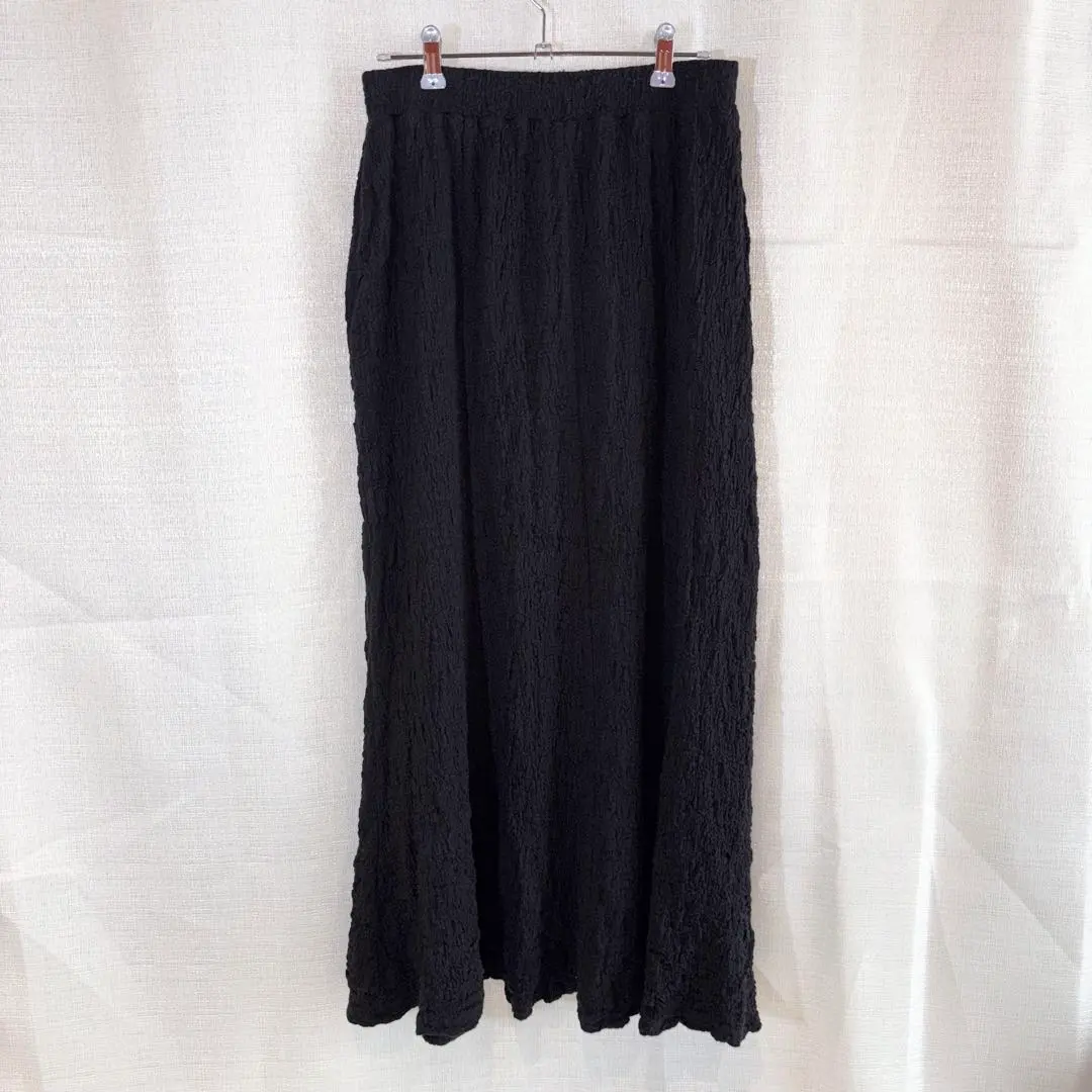 Thumbnail of LOWRYS FARM Black Flare Skirt Free Size