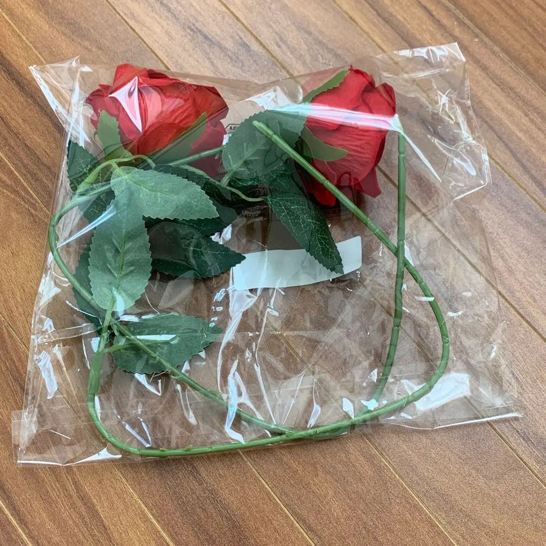 薔薇 仿真花 假花 紅色 的縮圖