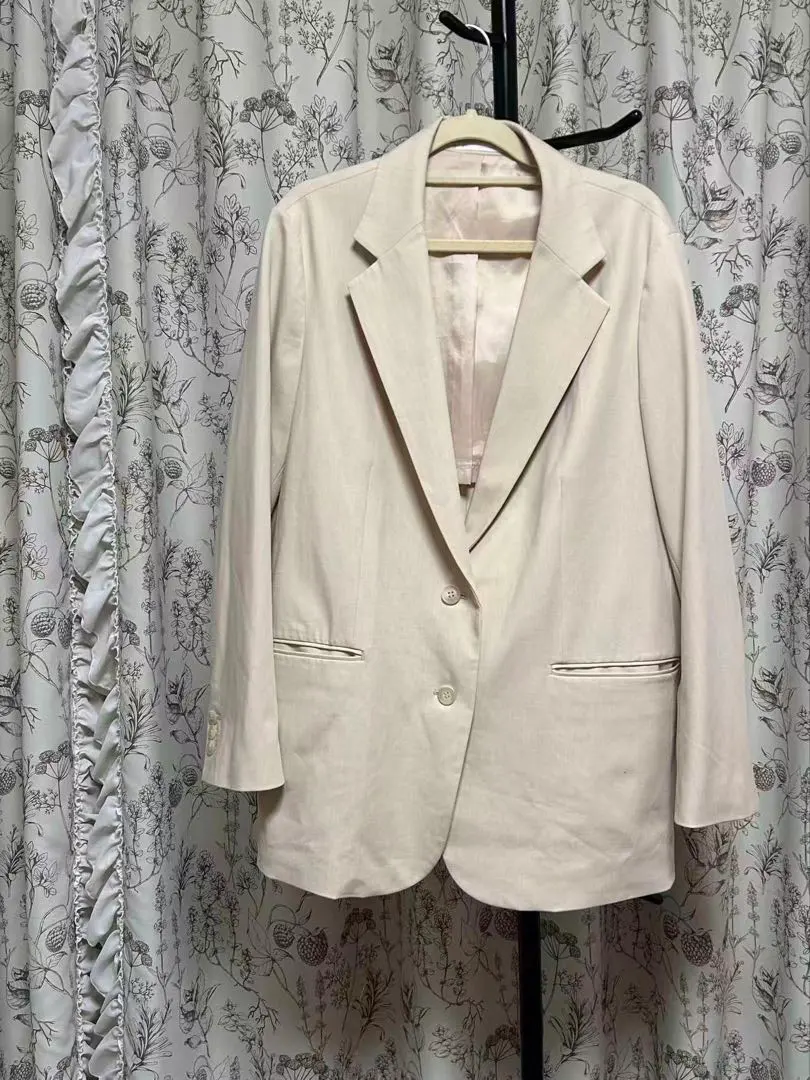 Thumbnail of Uniqlo Ivory Single Button Jacket XL