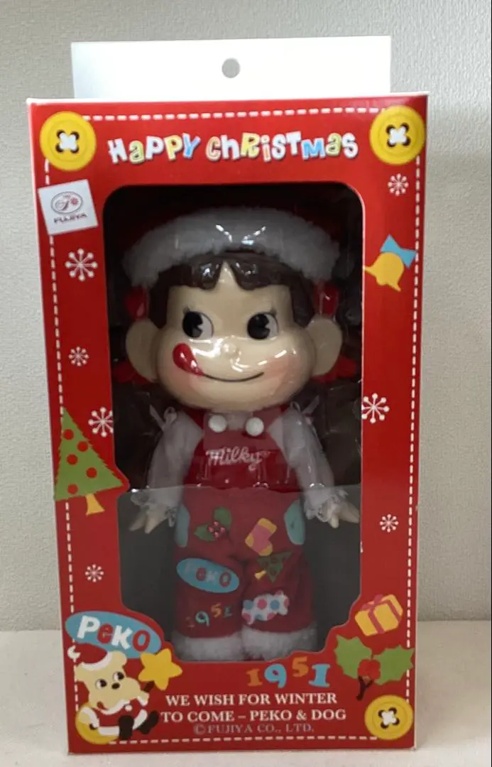 未使用品　YEAR'S　2009　ペコちゃん　ビスクドール　クリスマス　ver 2025年最新】2009 ペコちゃん人形 クリスマスの人気アイテム