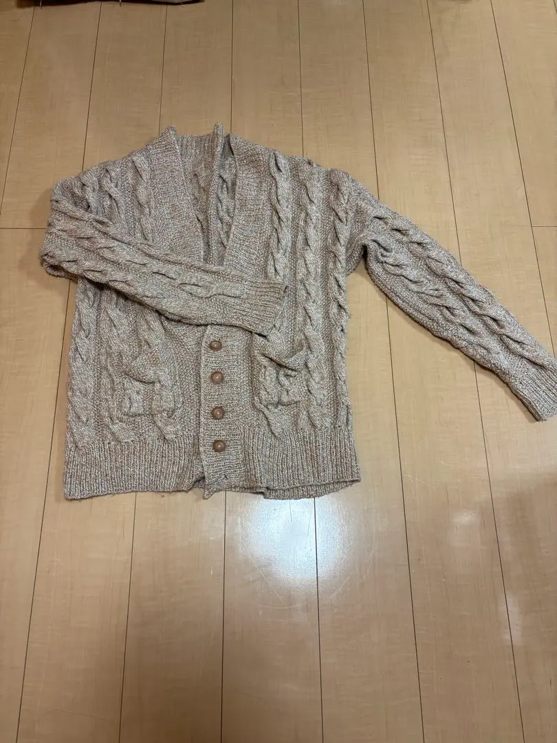 Thumbnail of Hand-knitted sweater cardigan