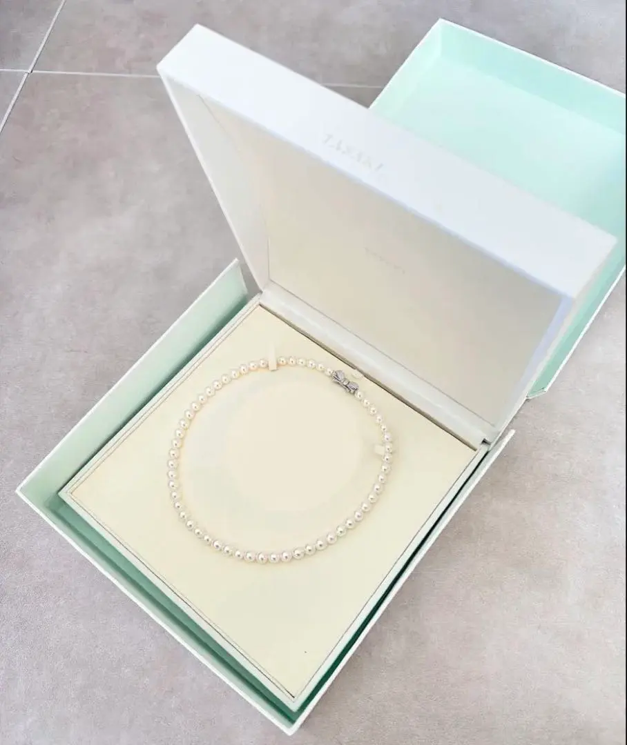 Thumbnail of TASAKI Akoya pearl necklace, 7-7.5mm, almost unused, for formal occasions