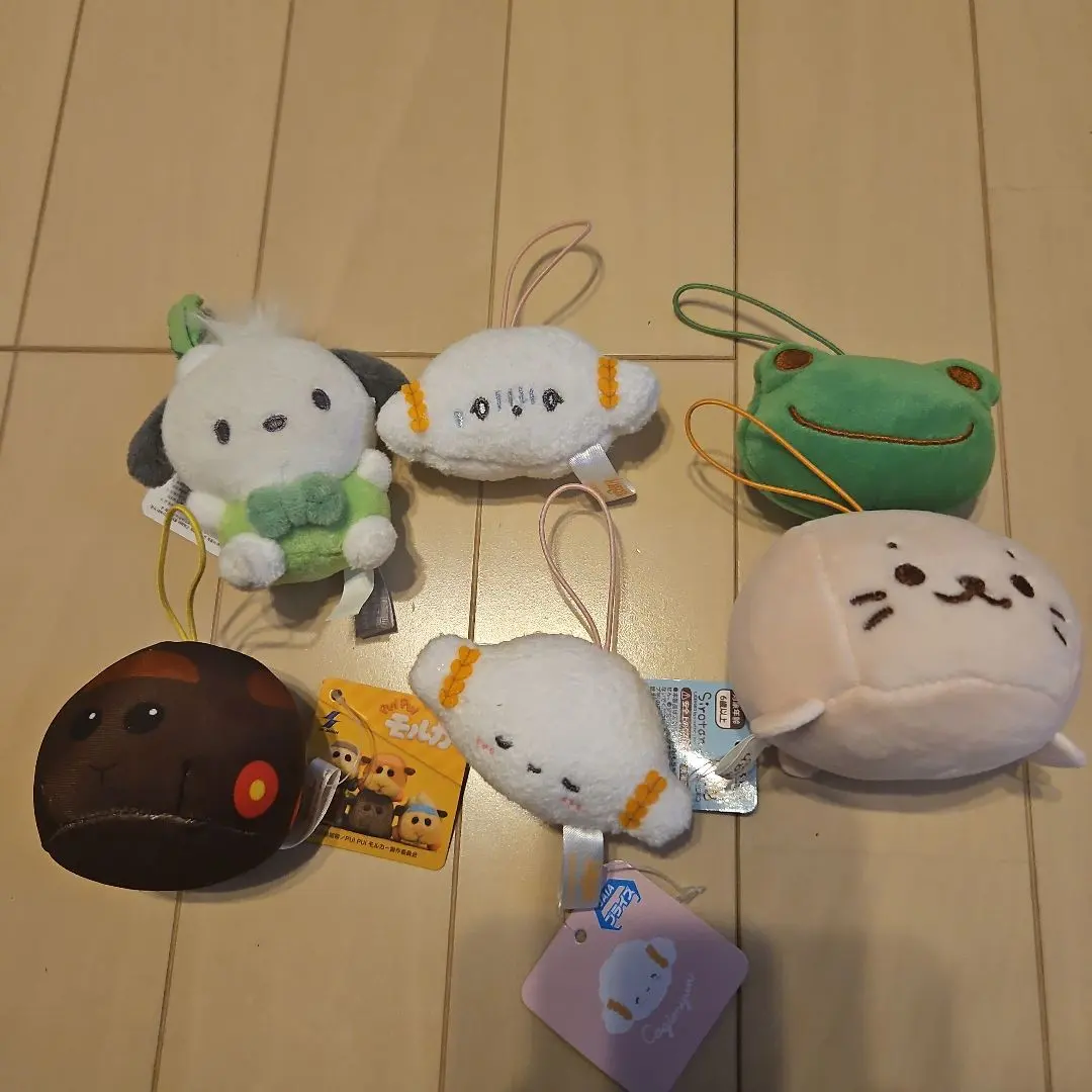 Thumbnail of New, Cute Character Plushie Strap Set of 6