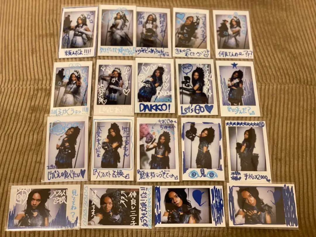 女王蜂 チェキ風ブロマイド アヴちゃん ぁゔち チェキ風ブロマイド 全36種コンプセット 女王蜂 アヴ