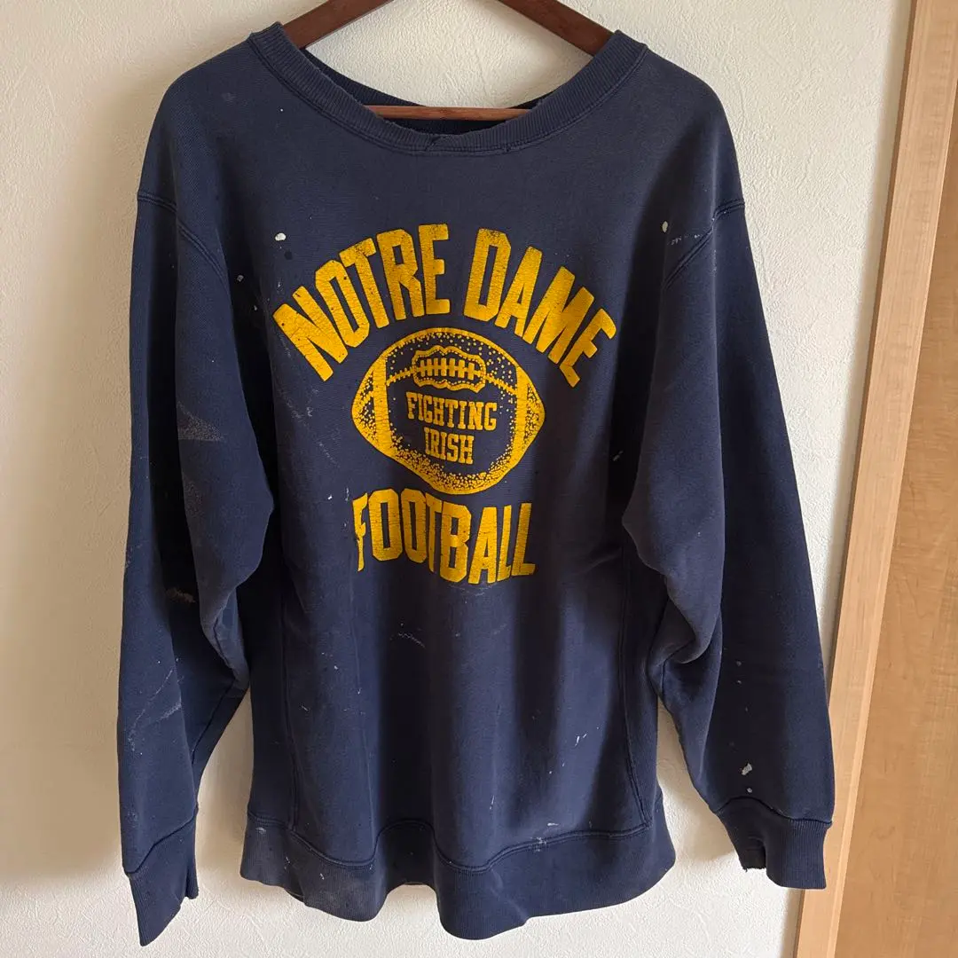 Thumbnail of 90's Hanes NOTRE DAME FOOTBALL cotton sweatshirt
