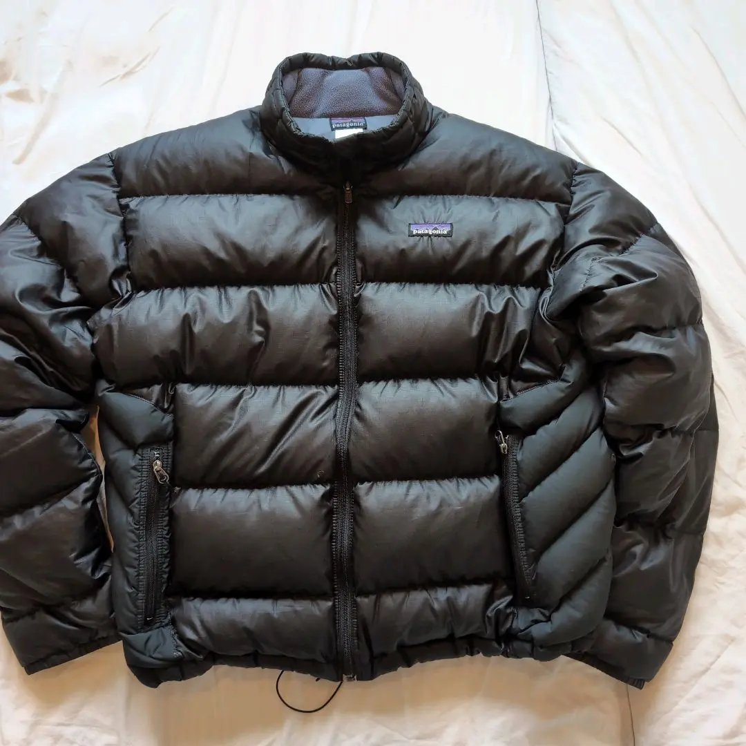 稀少 patagonia 00s ヴィンテージ インサレーショングースダウンジャケット 84601F7 肉厚 短丈 Mサイズ ヌプシ型 ブルー 00s patagonia パタゴニア 84601F6 グースダウン ジャケット