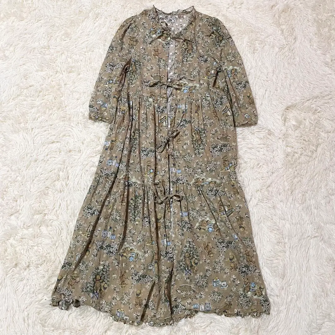 yukiemon ユキエモン　おはよう　ジャガード　ジャンスカ　ベージュ franche lippee - 新品タグ付 yukiemon ユキエモン おはよう