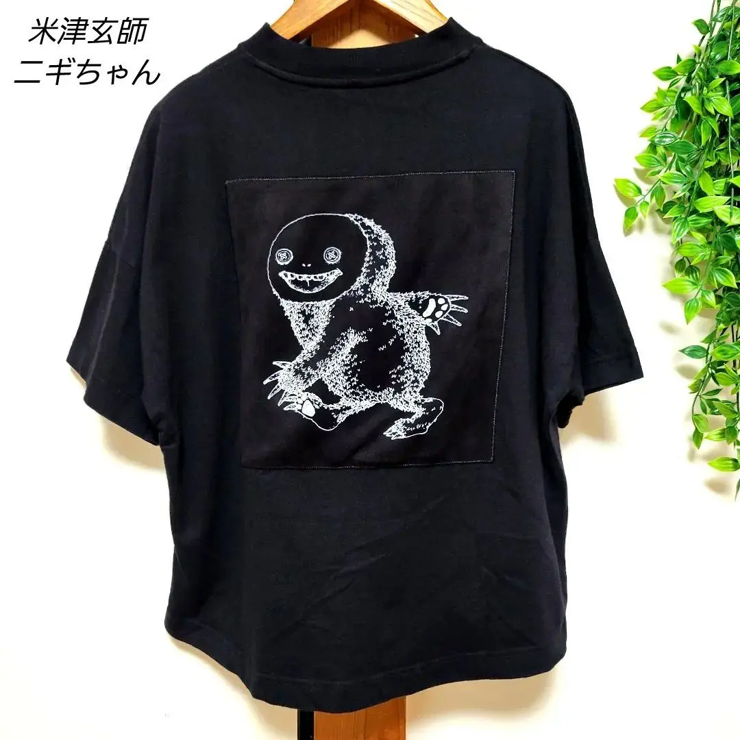米津玄師 HENSHIN 変身 NIGI Chan Tシャツ BLACK M m25702851190_1.jpg?1720689490